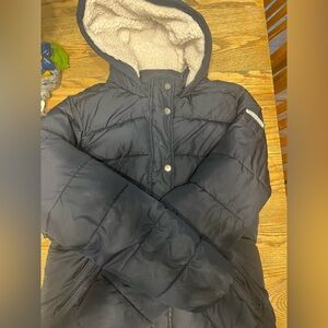 Hollister Faux-Fur-Lined-All-Weather Puffer Jacket